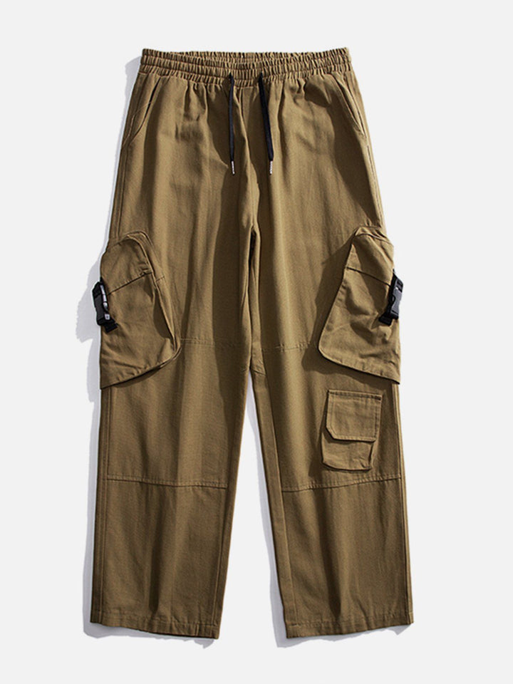Thesclo - Tilt Bag Buckle Pocket Cargo Pants - Streetwear Fashion - thesclo.com