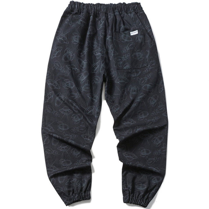 Thesclo - UFO Rocket Print Sweatpants - Streetwear Fashion - thesclo.com