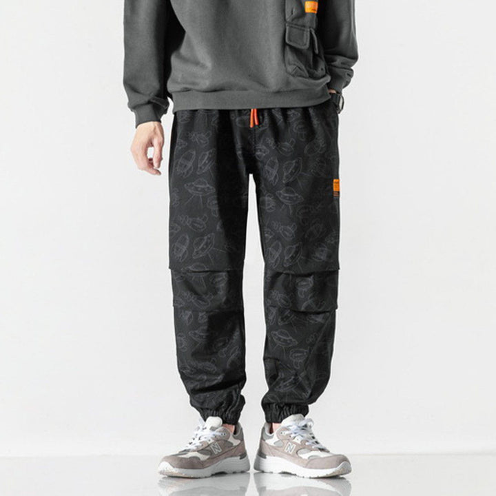 Thesclo - UFO Rocket Print Sweatpants - Streetwear Fashion - thesclo.com