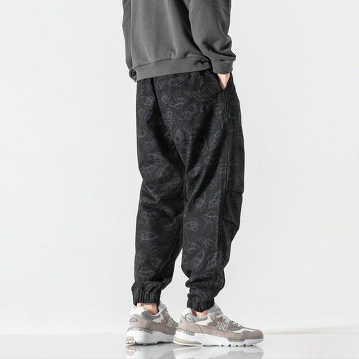 Thesclo - UFO Rocket Print Sweatpants - Streetwear Fashion - thesclo.com