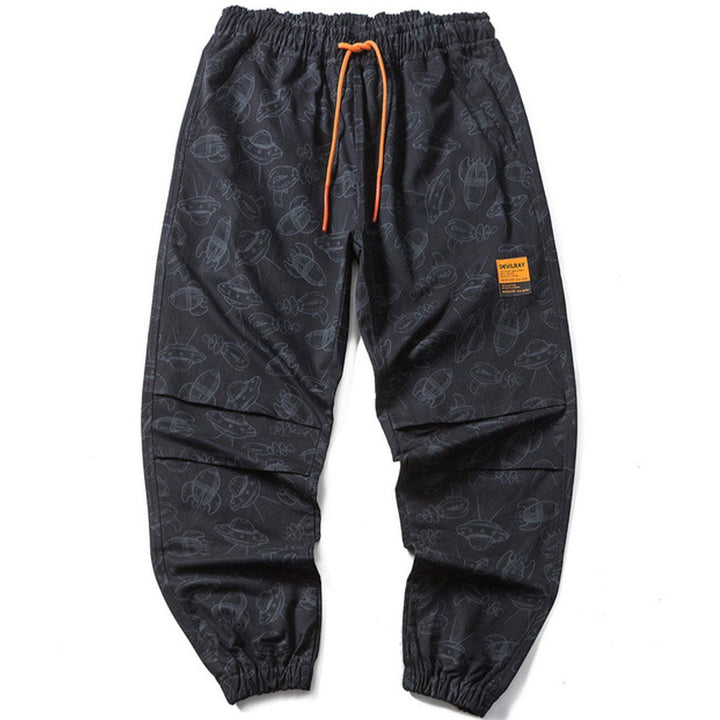 Thesclo - UFO Rocket Print Sweatpants - Streetwear Fashion - thesclo.com