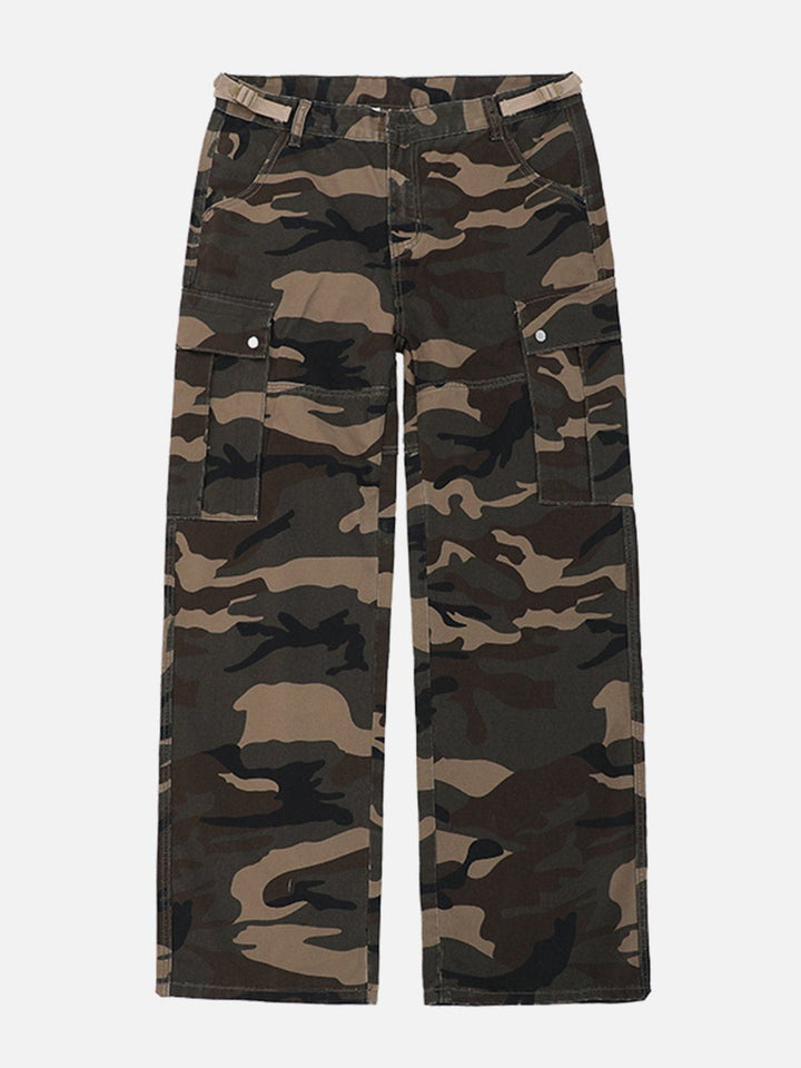 Thesclo - Vintage Camouflage Cargo Pants - Streetwear Fashion - thesclo.com