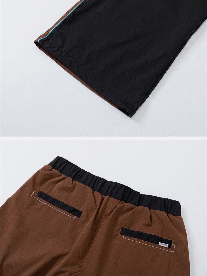 Thesclo - Vintage Contrast Sweatpants - Streetwear Fashion - thesclo.com