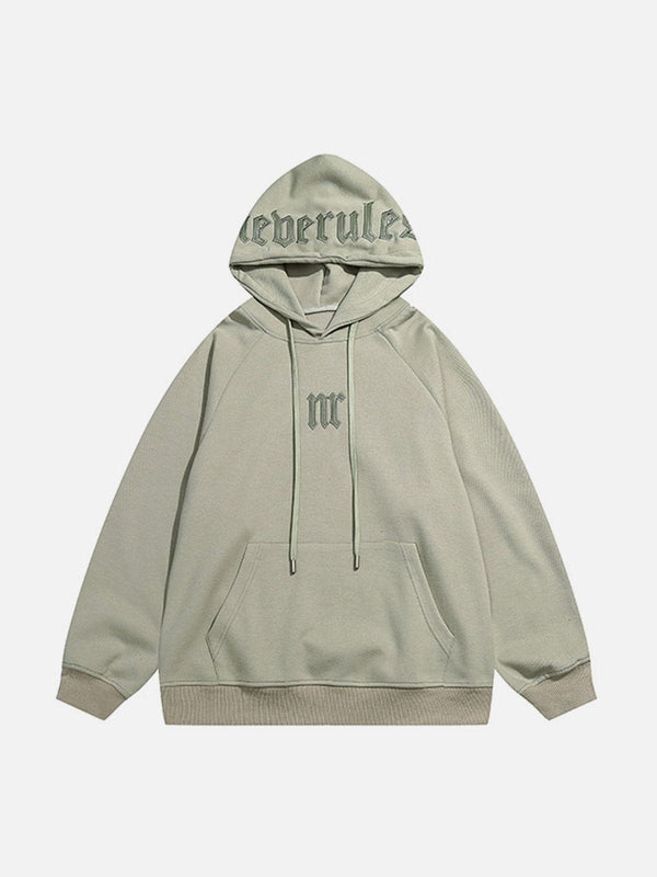 Thesclo - Vintage Letter Embroidery Hoodie - Streetwear Fashion - thesclo.com