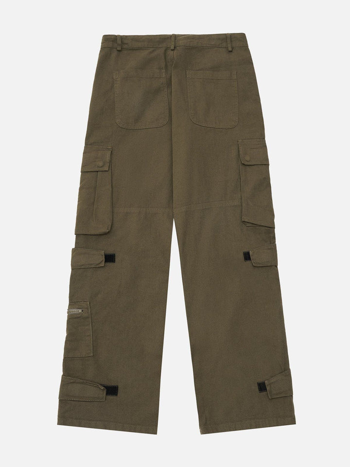 Thesclo - Vintage Multi-pocket Cargo Pants - Streetwear Fashion - thesclo.com