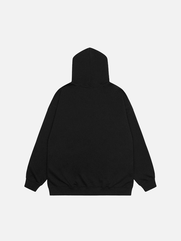 Thesclo - Vintage Pentagram Zip Up Hoodie - Streetwear Fashion - thesclo.com