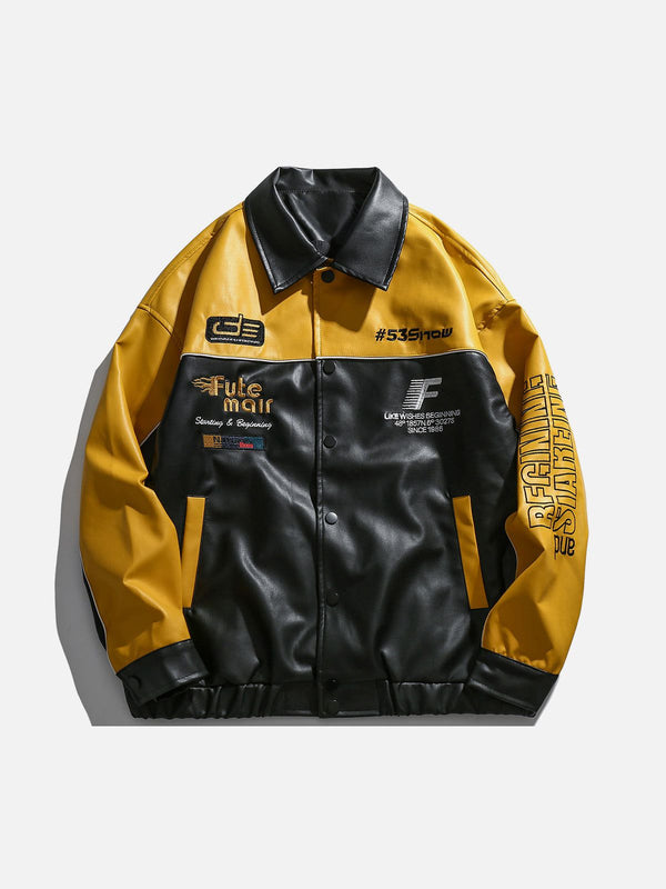 Thesclo - Vintage Racing Bomber Jacket - Streetwear Fashion - thesclo.com
