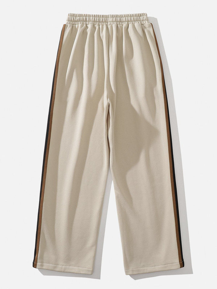 Thesclo - Vintage Side Stripe Loose Sweatpants - Streetwear Fashion - thesclo.com