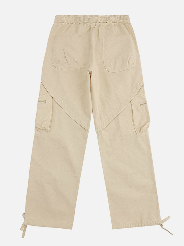 Thesclo - Washed Minimalist Multi-Pocket Cargo Pants - Streetwear Fashion - thesclo.com