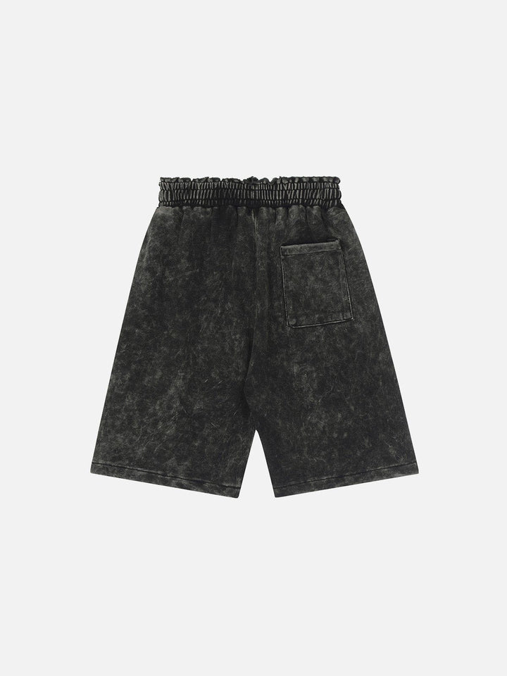 Thesclo - Washed Raw Shorts - Streetwear Fashion - thesclo.com