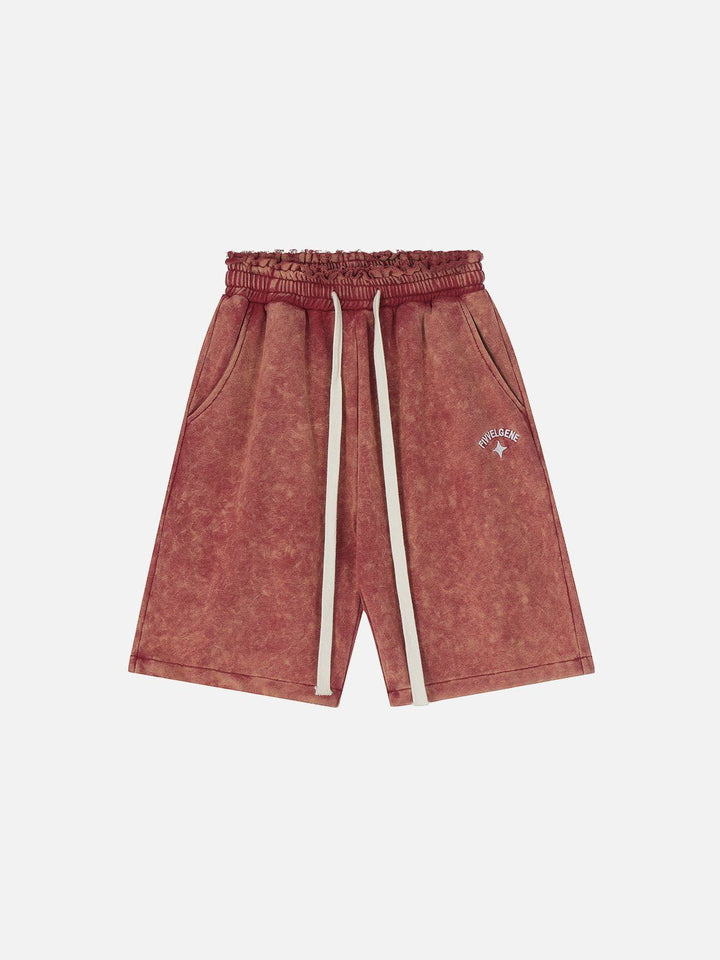 Thesclo - Washed Raw Shorts - Streetwear Fashion - thesclo.com