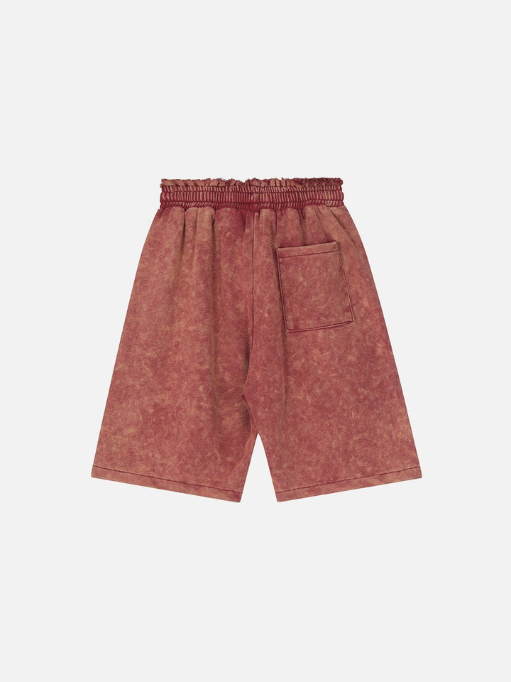 Thesclo - Washed Raw Shorts - Streetwear Fashion - thesclo.com