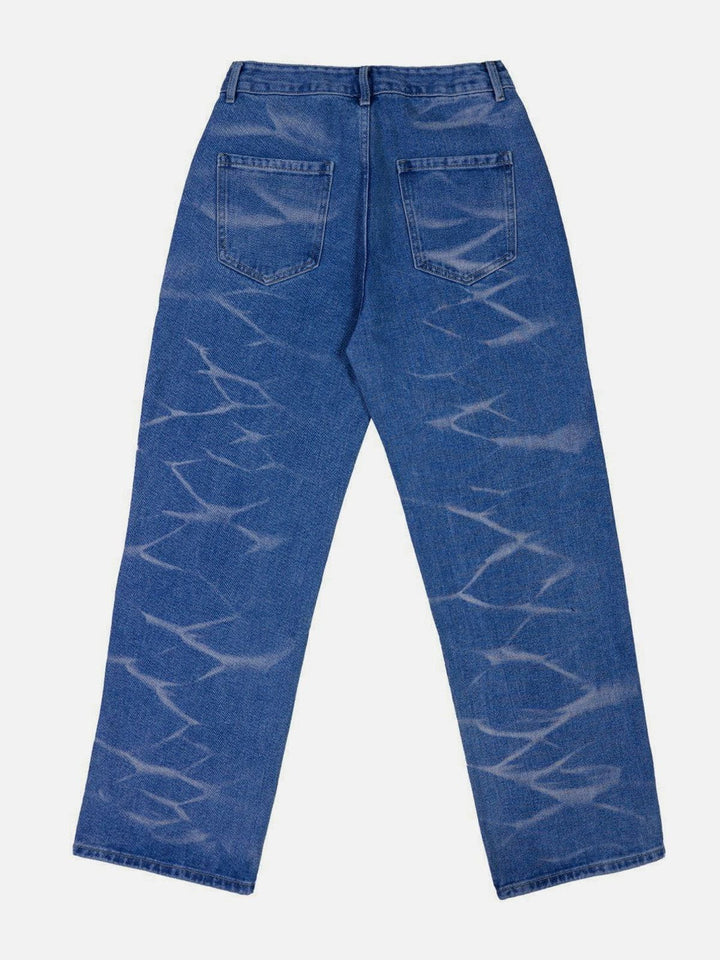 Thesclo - Water Ripples Jeans - Streetwear Fashion - thesclo.com