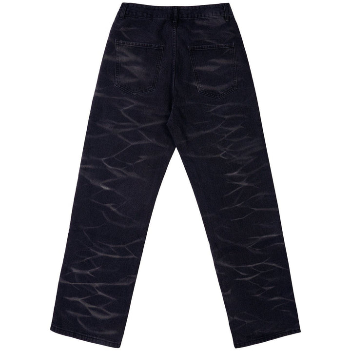 Thesclo - Water Ripples Jeans - Streetwear Fashion - thesclo.com