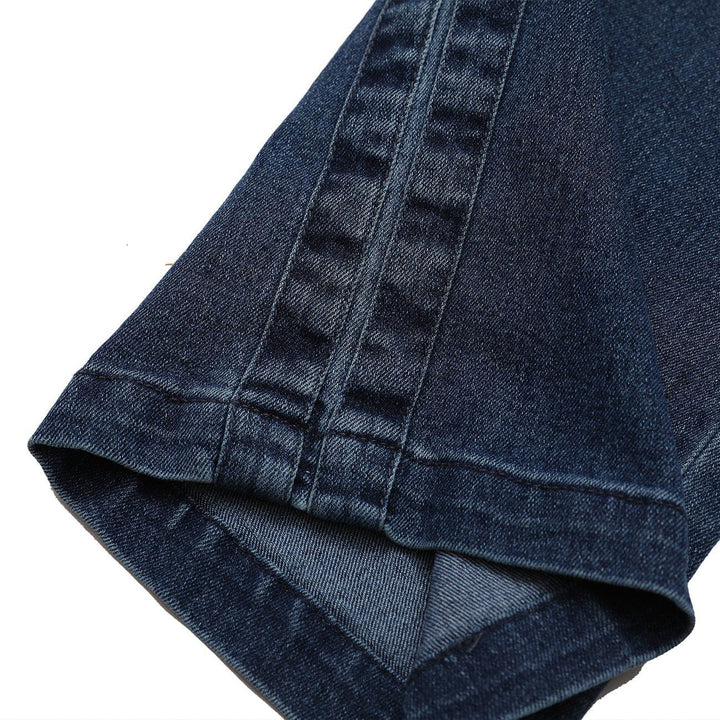 Thesclo - Webbing Buckle Embellished Jeans - Streetwear Fashion - thesclo.com