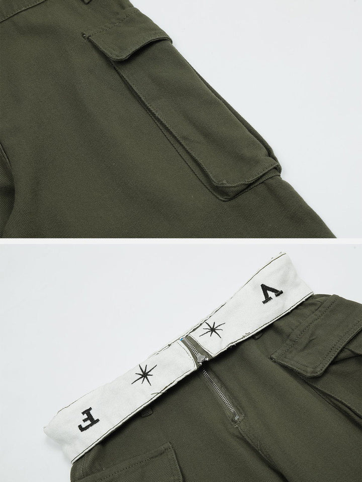 Thesclo - ZIP UP Cargo Pants - Streetwear Fashion - thesclo.com