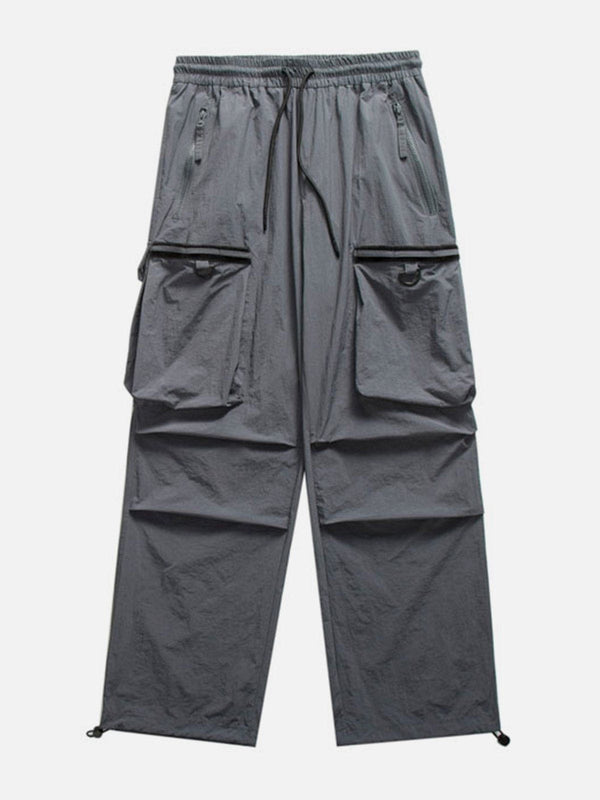Thesclo - Zip Multi-Pocket Cargo Pants - Streetwear Fashion - thesclo.com