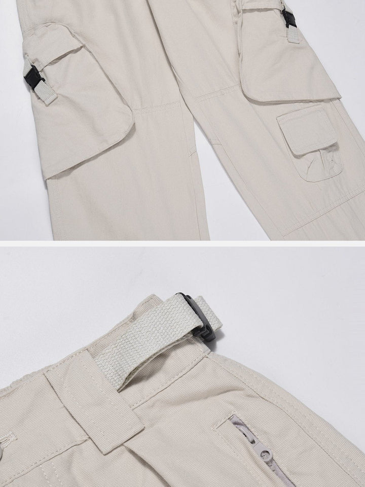 Thesclo - Zipper Pockets Pants - Streetwear Fashion - thesclo.com