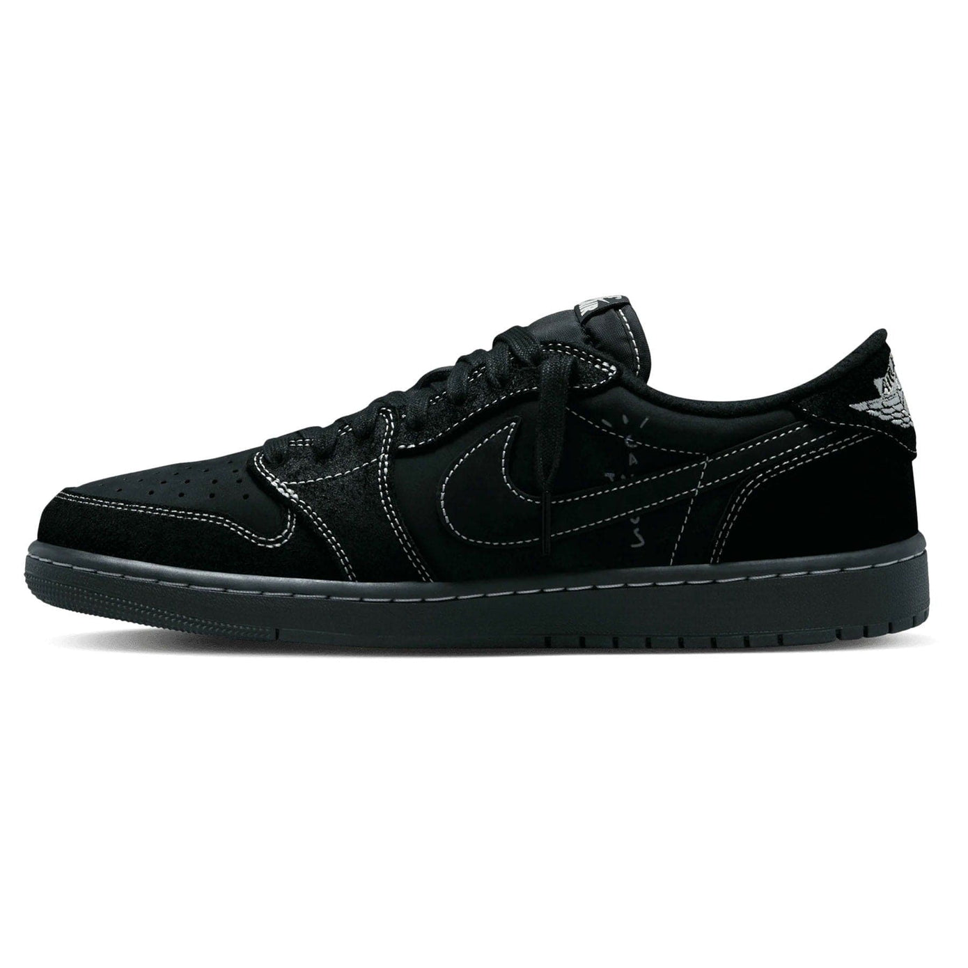 Travis Scott x Air Jordan 1 Low OG SP 'Black Phantom'- Streetwear Fashion - thesclo.com