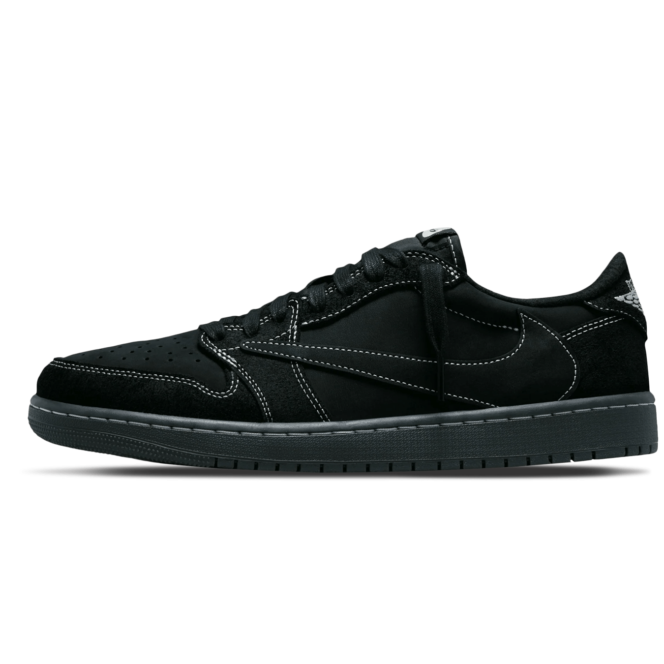 Travis Scott x Air Jordan 1 Low OG SP 'Black Phantom'- Streetwear Fashion - thesclo.com