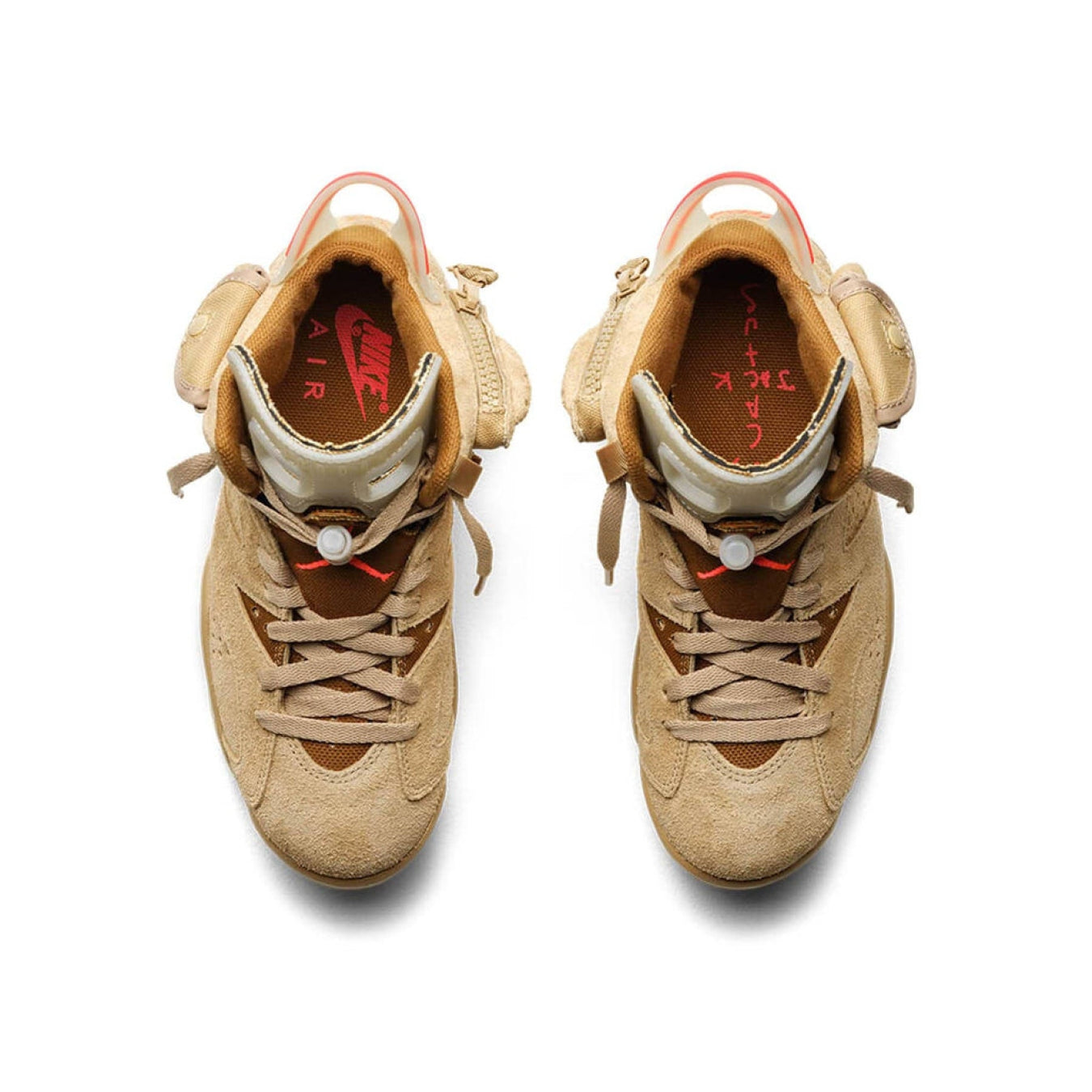 Travis Scott x Air Jordan 6 Retro 'British Khaki' - Streetwear Fashion - thesclo.com