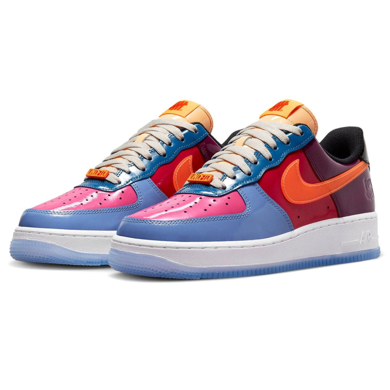 Undefeated x Nike Air Force 1 Low 'Total Orange' - Streetwear Fashion - thesclo.com