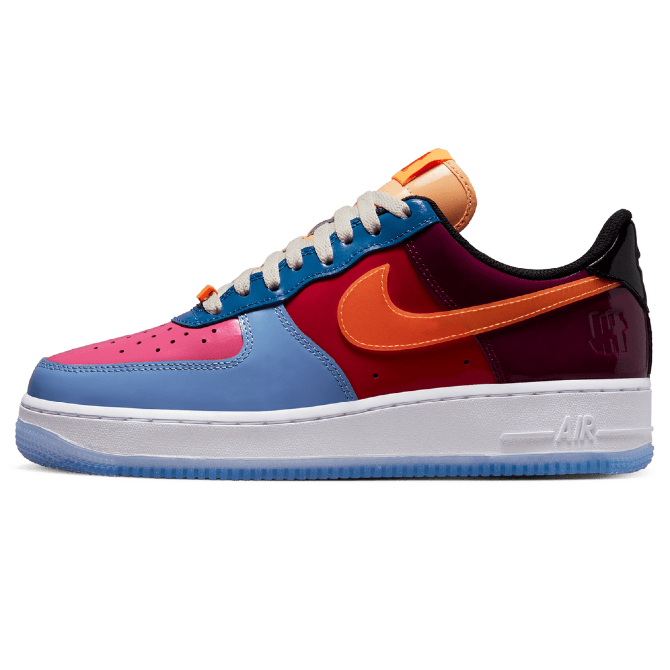 Undefeated x Nike Air Force 1 Low 'Total Orange' - Streetwear Fashion - thesclo.com